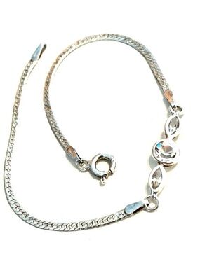 Elegant 925 sparkling cz bracelet